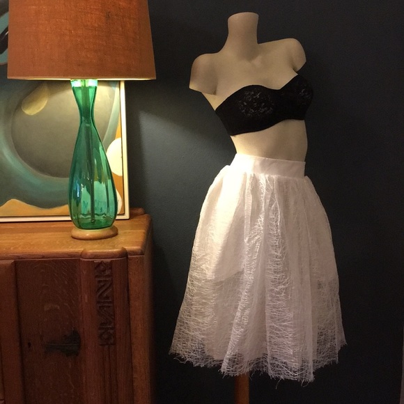 NWT Tov Holy Mesh Layered Full Skirt